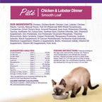 Health Pate Adult Wet Cat Food, Natural, Protein-Rich, Grain Free, 3 Ounce, 24 Pack, Chicken & Lobster