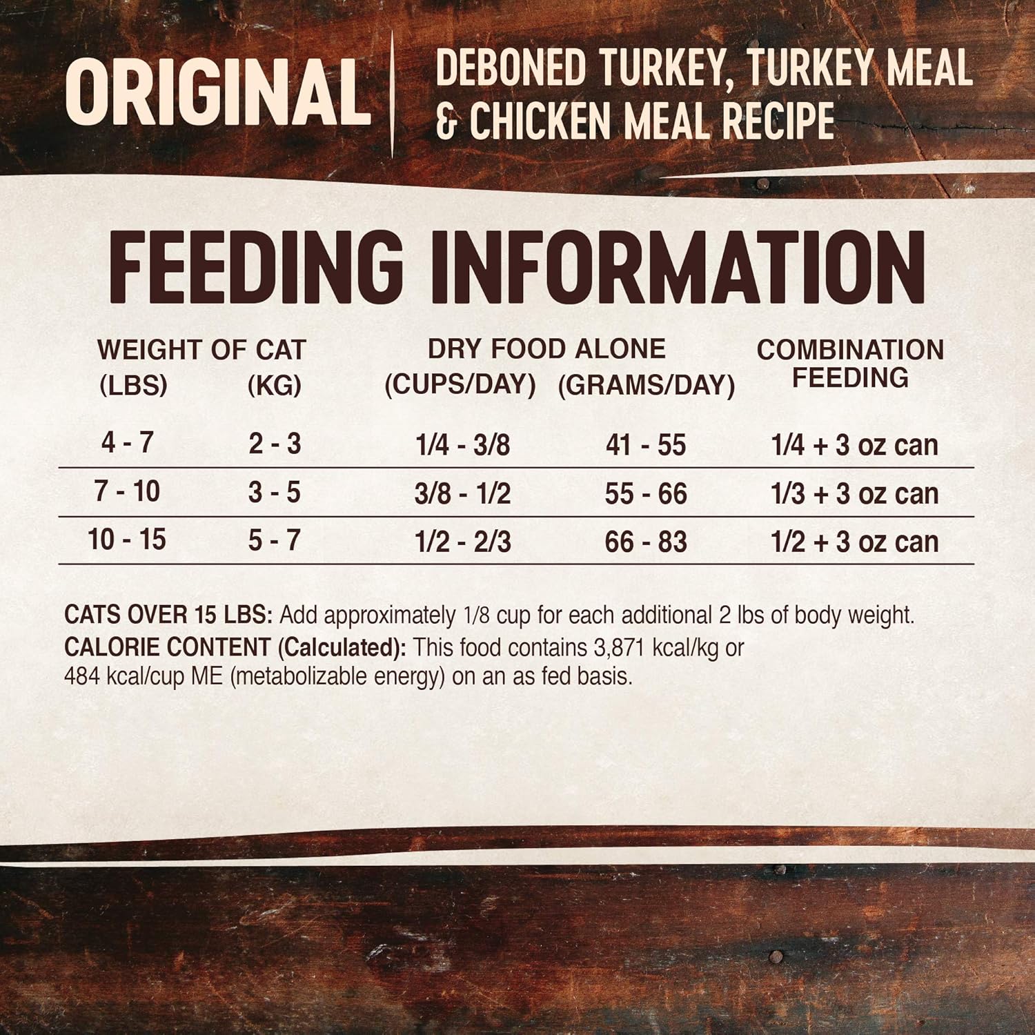 CORE RawRev Original Deboned Turkey, Meal & Chicken Meal Recipe, Dry Cat Food, 10 Pound Bag