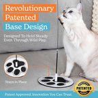 18pcs Interactive Cat Toys for Indoor Cats Suction Cup Cat Toys for Indoor Cats Bird Hunting Slefplay Simulation for Kitten Flying Bird Toy Feather Wand Attachments