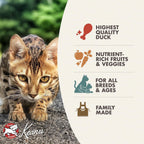 Nutritionals Hasen Duckenpfeffer Cat Food - Premium Dry Cat Food - Rabbit Recipe - 4 lb