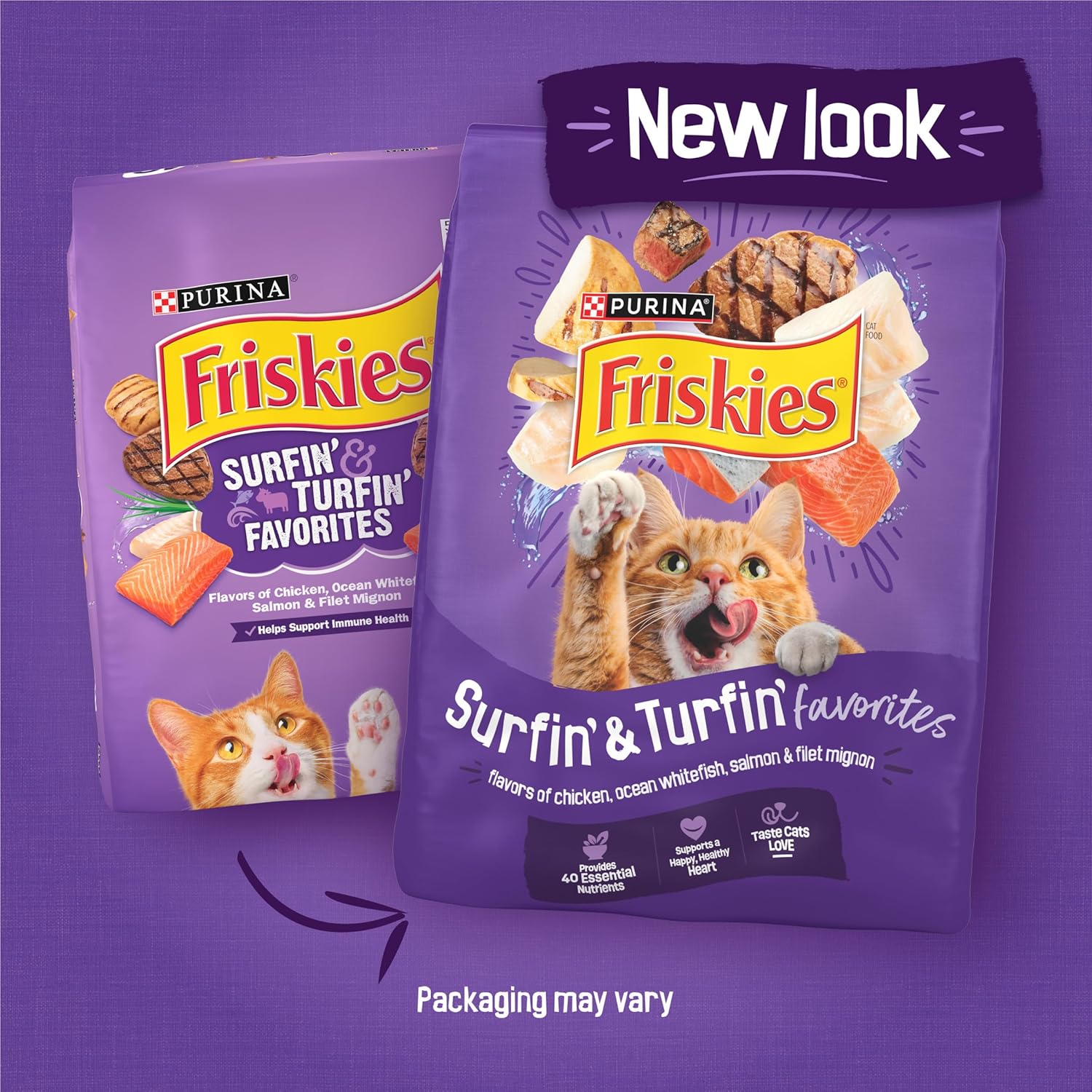 Dry Cat Food, Surfin' & Turfin' Favorites - 16 lb. Bag