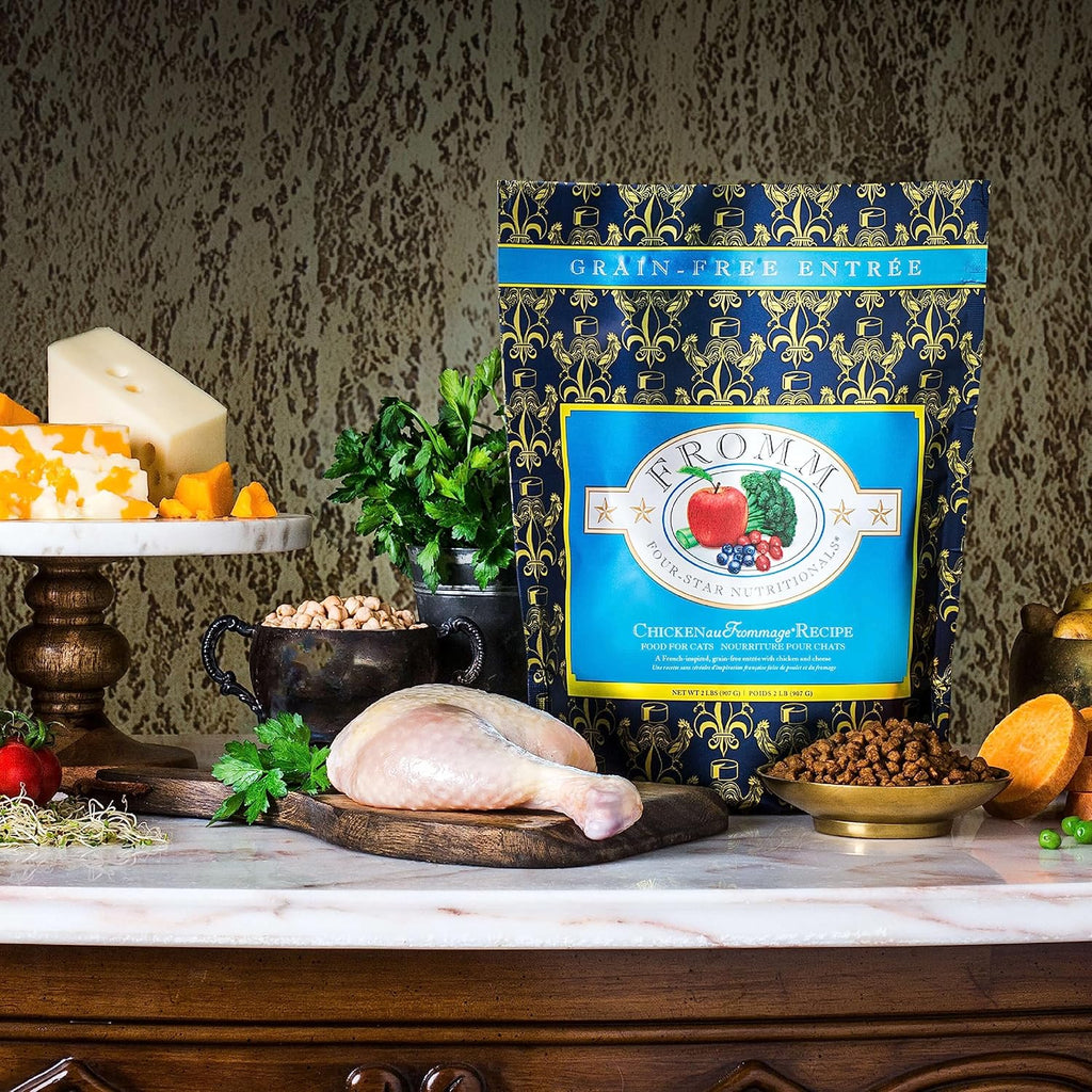 Nutritionals Chicken Au Frommage Cat Food - Premium Dry Cat Food - Chicken Recipe - 4 lb