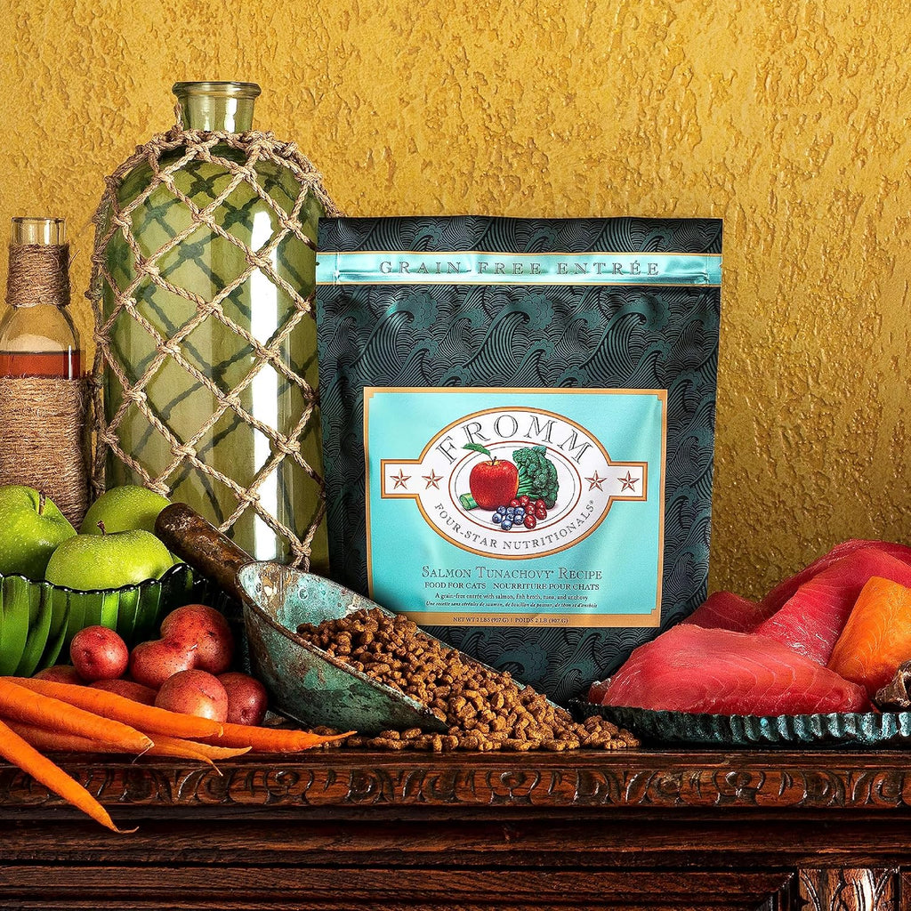 Nutritionals Salmon Tunachovy Cat food - Premium Dry Cat Food - Salmon Recipe - 4 lb