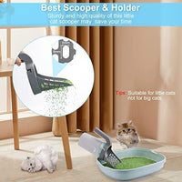 3-in-1 Cat Litter Scoop with Integrated Waste Bin & Bag Dispenser