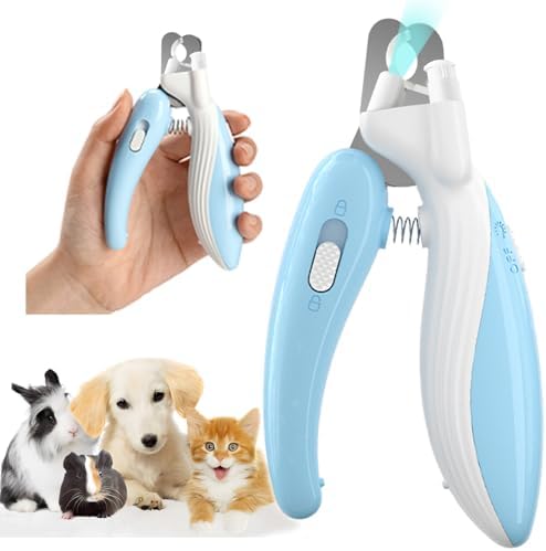 LED Safety Pet Nail Clipper for Dogs & Cats