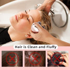 Electric Pet Cat Massager for Cats and Dogs Care with 8 Massage Heads, Handheld Cordless Head Scratcher Scalp Massager for Hair Growth, Deep Clean and Stress Relax, Gifts for Women, Men,Pets