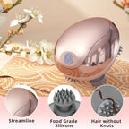 Electric Pet Cat Massager for Cats and Dogs Care with 8 Massage Heads, Handheld Cordless Head Scratcher Scalp Massager for Hair Growth, Deep Clean and Stress Relax, Gifts for Women, Men,Pets