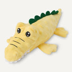 Monkey and Alligator Interactive Dog Squeak Plush Toys, 2 Pack, Ideal for Puppies, Small and Medium Dogs