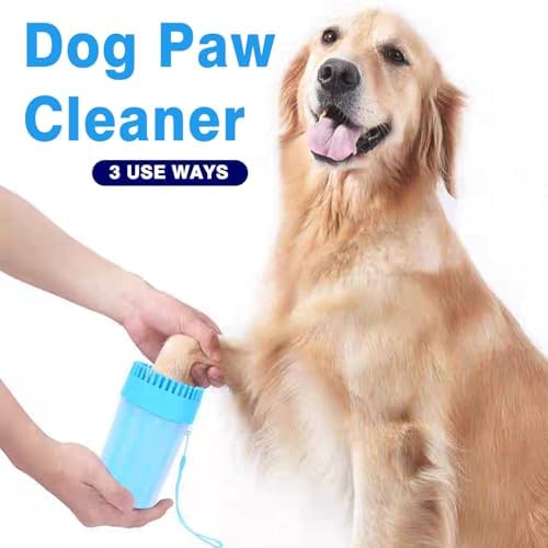 MudBuster Portable Dog Paw Cleaner, Medium, Blue - Premium Quality Pet Supplies and Accessories