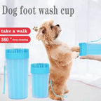 MudBuster Portable Dog Paw Cleaner, Medium, Blue - Premium Quality Pet Supplies and Accessories