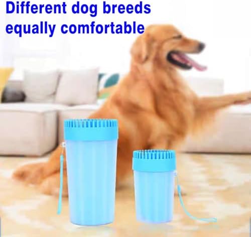 MudBuster Portable Dog Paw Cleaner, Medium, Blue - Premium Quality Pet Supplies and Accessories