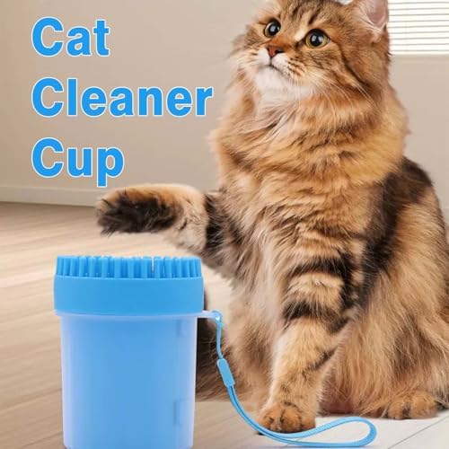 MudBuster Portable Dog Paw Cleaner, Medium, Blue - Premium Quality Pet Supplies and Accessories
