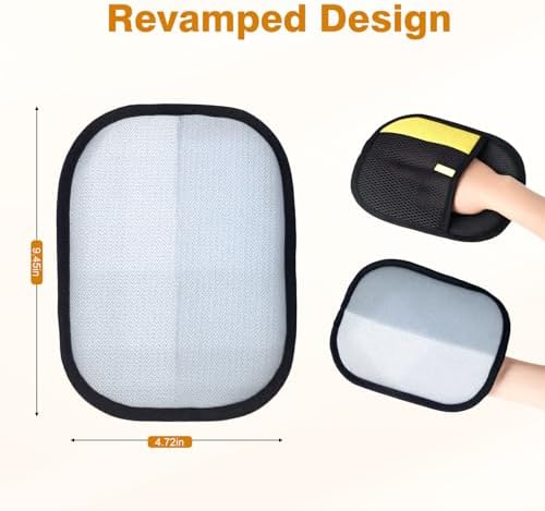 2Pcs Pet Hair Removal Gloves for Cats and Dogs.Reusable electrostatic pet Hair Removal Gloves.Pet Hair Removal Tool Suitable for Sofas, Bed Sheets, Clothing, and car Seats.Hair Remover Glove