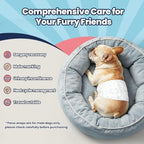Disposable Dog Diapers Male M, Breathable Male Dog Wraps with Color Change Strip, Durable Belly Bands for Male Dogs Medium Breeds