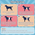 Disposable Dog Diapers Male M, Breathable Male Dog Wraps with Color Change Strip, Durable Belly Bands for Male Dogs Medium Breeds