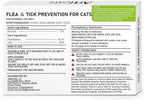 Flea and Tick Prevention for Cats & Kittens, Topical Cat Flea and Tick Treatment – Fast-Acting & Long-Lasting 6-Dose Supply