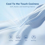 Premium Cooling Blanket for Large Dogs - Q-MAX>0.5 Breathable Washable Dog Cooling Mat, Travel Soft Pet Summer Essentials, Blue, 40"x50"