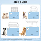 Cooling Blanket for Medium Dogs - Breathable Air-Core Fill Lightweight Pet Mat, Soft Cold Blanket Washable for Summer, Grey, 30"x40"