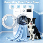 Cooling Blanket for Medium Dogs - Breathable Air-Core Fill Lightweight Pet Mat, Soft Cold Blanket Washable for Summer, Grey, 30"x40"
