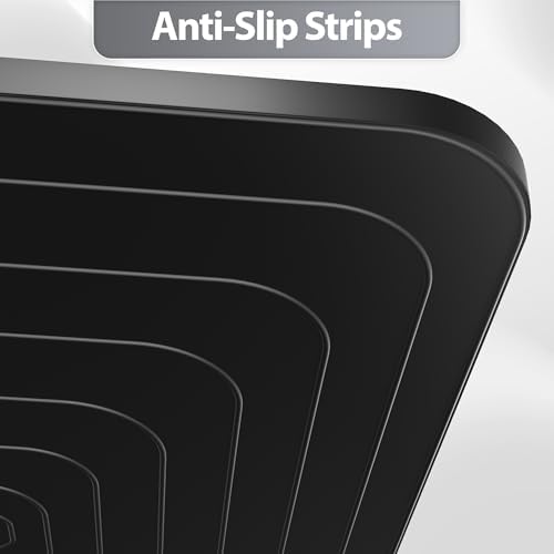 Silicone Pet Food Mat with Raised Edge – Waterproof & Non-Slip (20" x 14")