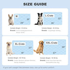 Cooling Mat for Medium Dogs, Q-Max>0.5 Thin Breathable Cold Crate Pad for Pet, Portable Washable Kennel Bed for Summer Active Dog with Chill Cool Soothing Fabric to Rapid Cooling, 29x18, Grey