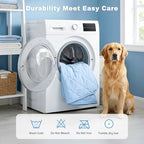 Cooling Mat for Medium Dogs, Q-Max>0.5 Thin Breathable Cold Crate Pad for Pet, Portable Washable Kennel Bed for Summer Active Dog with Chill Cool Soothing Fabric to Rapid Cooling, 29x18, Grey