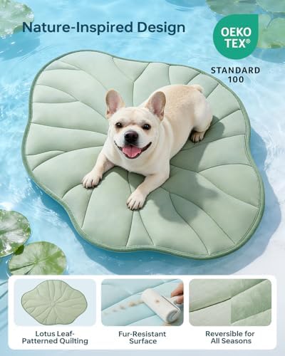 Dog Cooling Mat, 36" x 28" Reversible Q-MAX>0.5 Self Cooling Mat for Small & Medium Dogs, Washable Cooling Pad for Pets 3.0 Summer Cats Cooling Pad for Crate Kennel Sofa Floor Outdoor