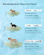 Dog Cooling Mat, 36" x 28" Reversible Q-MAX>0.5 Self Cooling Mat for Small & Medium Dogs, Washable Cooling Pad for Pets 3.0 Summer Cats Cooling Pad for Crate Kennel Sofa Floor Outdoor