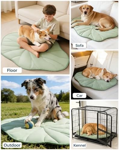 Dog Cooling Mat, 36" x 28" Reversible Q-MAX>0.5 Self Cooling Mat for Small & Medium Dogs, Washable Cooling Pad for Pets 3.0 Summer Cats Cooling Pad for Crate Kennel Sofa Floor Outdoor