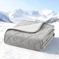 Extra Large Dog Cooling Mat 52"x82" Q-Max>0.4, Waterproof & Leakproof Pet Bed Cover, Non-Slip Cooling Dog Blanket for Couch, Floor, Large Dogs (Gray)