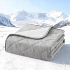 Extra Large Dog Cooling Mat 52"x82" Q-Max>0.4, Waterproof & Leakproof Pet Bed Cover, Non-Slip Cooling Dog Blanket for Couch, Floor, Large Dogs (Gray)