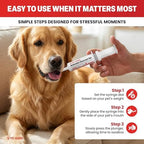 Activated Charcoal for Dogs & Cats (60 mL) | Emergency Pet First Aid for Accidental Ingestion & Digestive Support | Simple to Dose, Ready-to-Use | Chicken Flavored