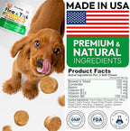 Flea and Tick Prevention for Dogs Pills - Natural Dog Flea & Tick Control - 170 Soft Chewables - Oral Defense Treatment for Dogs Supplement - Vet Formulated Chews - All Breeds & Ages - Made in USA