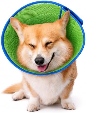 Soft Dog Cone Collar to Stop Licking After Surgery, Comfy Dog Cone Alternative for Large Medium Small Dogs/Cats, Adjustable Washable E-Collar for Spay Neuter Recovery and Neck Protection