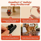 Anti Slip Dog Paw Pads for Senior Dogs - Paw Grips for Hardwood Floors, Enhanced Balance Traction Pads, Breathable Pet Paw Stickers Protectors for Dogs 7 Sets (28 Pcs) S