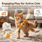 Cotton Swabs Cat Toys with Catnip, 6 Pk Giant Kitten Chew Sticks for Indoor Boredom, Durable Dental Teething Ropes, Big Interactive Felt Kitty Kicker Play Lover Gift Accessories