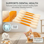 Cotton Swabs Cat Toys with Catnip, 6 Pk Giant Kitten Chew Sticks for Indoor Boredom, Durable Dental Teething Ropes, Big Interactive Felt Kitty Kicker Play Lover Gift Accessories
