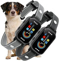 Dog Bark Collar 2 Pack, Auto Anti Barking Collar for Large Medium Small Dogs 11-120lbs, 7 Sensitivity Levels, 5 Safe Training Modes, Humane Bark Training Collar