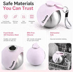 2 in 1 Portable Dog Water Bottle with Bowl, 10 oz Stainless Steel No-Spill Travel Pet Water Dispenser with Collapsible Silicone Bowl for Small Dog & Puppy Walking Hiking Outdoor