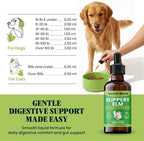 Slippery Elm for Dogs and Cats - Soothing Digestive Relief and Gut Support - Stomach Comfort and Throat Support - Herbal Drops for Pets - Easy to Use - Bacon Flavored - 2 fl oz