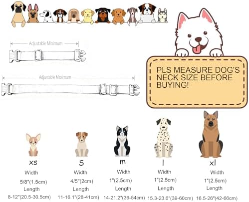 Girl Dog Collar for Medium Dogs, Pink Checked Dog Collars, Pink Checked Dogs Collars for Small Medium Dogs, Neck 14-21 inches