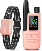 Shock Collar for Dogs - 4200ft Dog Training Collar with Remote, Rechargeable Electric Ecollar for Small Medium Large Dogs with Beep, Vibration, Safe Shock Modes (Pink)