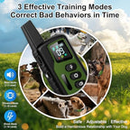 Shock Collar for Dogs, Ultimate Dog Training Collar with Remote, 4500FT Range, IP68 Waterproof, 3 Humane Modes (Beep, Vibration, Shock), Safety Lock & Safety Light – for Small, Medium & Large Dogs