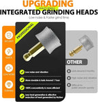2026 New Silent Groom Pro Dog Nail Grinder, 5-Speed Dog Nail Grinder with Led Light, 40 db Quiet Painless Paws Grooming for Small Medium Large Dogs, USB Rechargeable