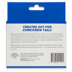 Nub Brush – Corkscrew Tail Dog Brush for Bulldogs | Silicone Grooming Brush for Trapped Hair, Debris, Itchy Skin Folds & Scooting - Great for Small Animals