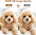 Hidden Camera, Spy Camera - 1080p HD WiFi Wireless Tiny Indoor Security Mini Cam with Night Vision & PIR Motion Detection - Nanny Cam for Baby/Pet/Home/Office Monitoring.Black