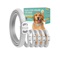 Flea and Tick Collar for Dogs, 6 Pack Natural Flea and Tick Prevention for Dogs in a Waterproof Design with Natural Essential Oils, Adjustable Multi-Pest Repellent Collar for All Dog Sizes