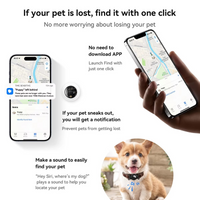 Pet Tracker for Apple Find My – No Monthly Fee (Dogs & Cats)