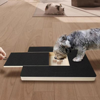 Dog Nail Scratch Board with Treat Drawer, Wooden Nail Scratch Pad for Dogs for Stress-Free Grooming, Dog Scratching Board with Treat Box, Pet Nail Filing Toy for All Breeds