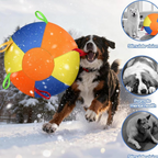 Herding Ball for Dogs & Horses - Tear-Resistant Inflatable Toy with Heavy-Duty Handle Cover & Pump - Durable Exercise Ball for Large Pets